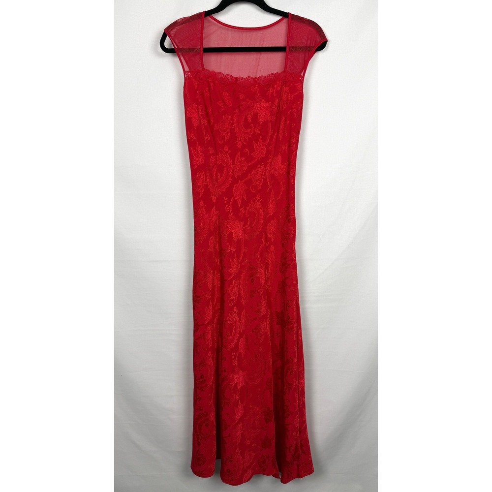 Vintage Victoria's Secret Gold Label 90s Revival Maxi Dress Vampy Homecoming M